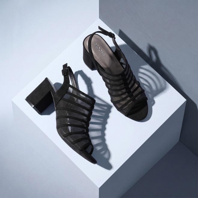 Mochi Women Black Casual Sandals (SKU: 40-800085-11-36)