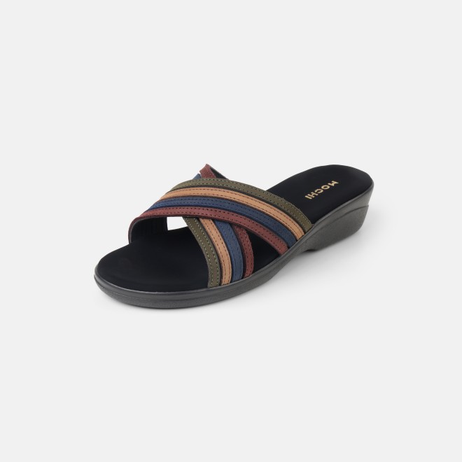 Mochi Women Brown Casual Slip Ons (SKU: 40-800122-12-36)