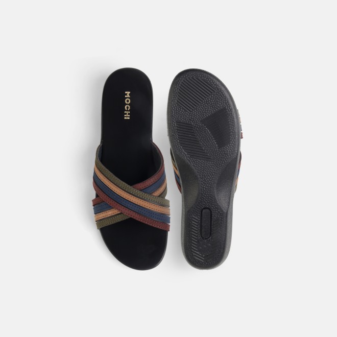 Mochi Women Brown Casual Slip Ons (SKU: 40-800122-12-36)