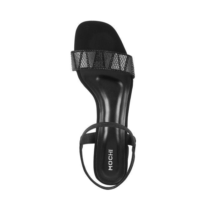Mochi Women Black Party Sandals (SKU: 40-800122-11-36)