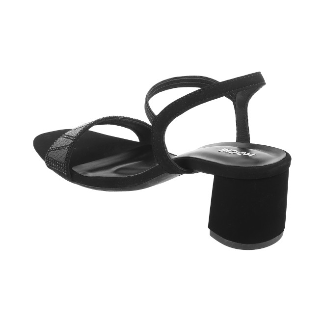 Mochi Women Black Party Sandals (SKU: 40-800122-11-36)