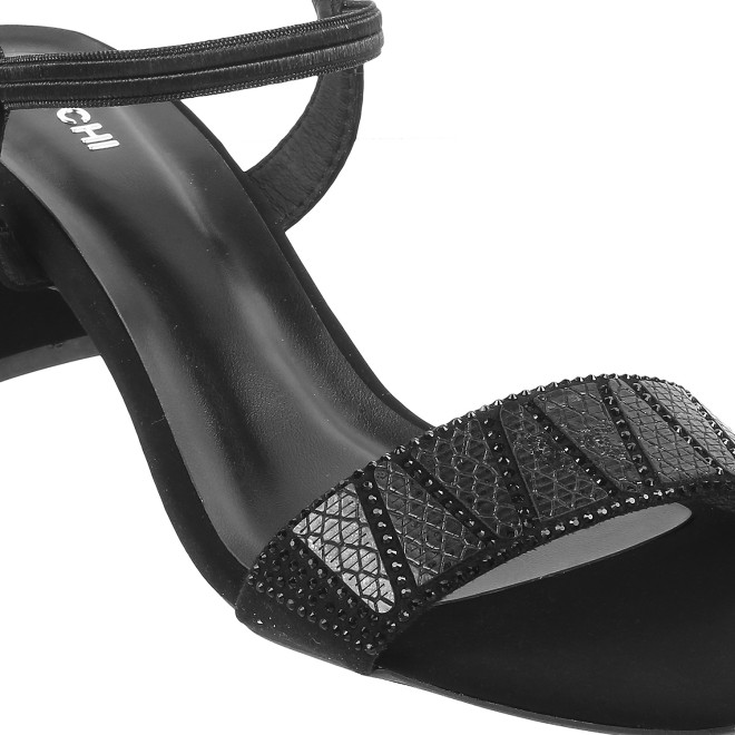 Mochi Women Black Party Sandals (SKU: 40-800122-11-36)