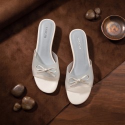 Women White Casual Slip Ons