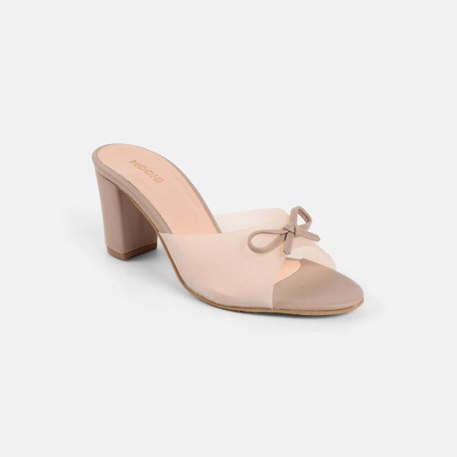 Mochi Women Peach Casual Slip Ons (SKU: 40-800217-80-36)