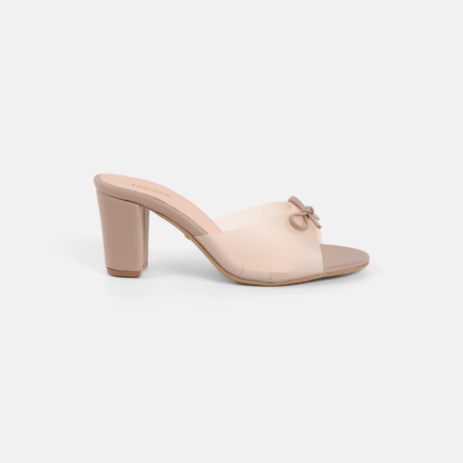 Mochi Women Peach Casual Slip Ons (SKU: 40-800217-80-36)