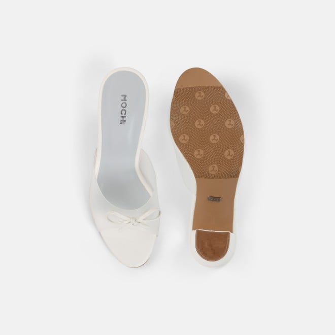 Mochi Women White Casual Slip Ons (SKU: 40-800217-16-36)