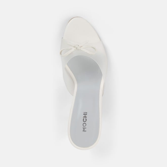 Mochi Women White Casual Slip Ons (SKU: 40-800217-16-36)