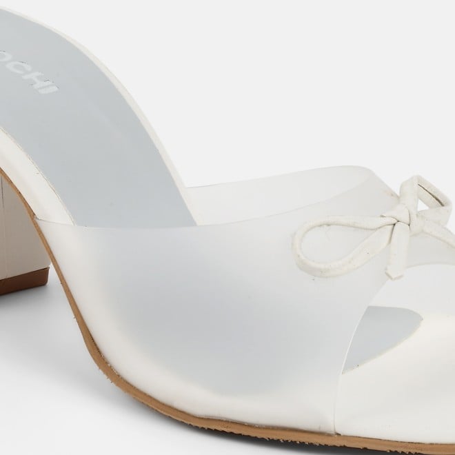 Mochi Women White Casual Slip Ons (SKU: 40-800217-16-36)