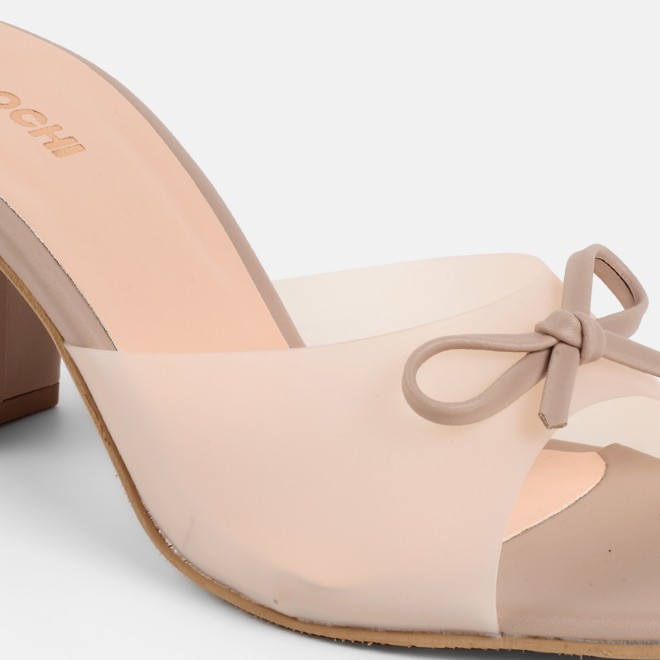 Mochi Women Peach Casual Slip Ons (SKU: 40-800217-80-36)