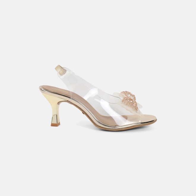 Mochi Women Gold Party Sandals (SKU: 40-800297-15-36)