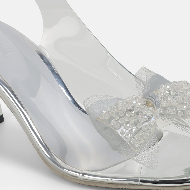 Mochi Women Silver Party Sandals (SKU: 40-800297-27-36)