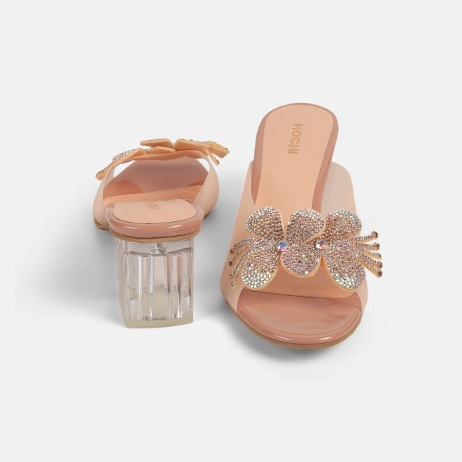 Mochi Women Peach Party Slip Ons (SKU: 40-800307-80-36)