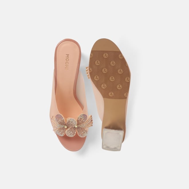 Mochi Women Peach Party Slip Ons (SKU: 40-800307-80-36)