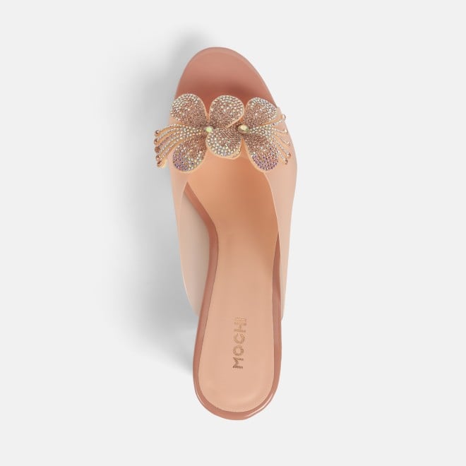 Mochi Women Peach Party Slip Ons (SKU: 40-800307-80-36)