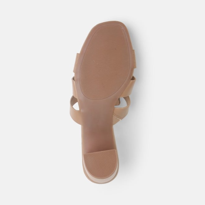 Mochi Women Tan Casual Slip Ons (SKU: 40-800311-23-36)