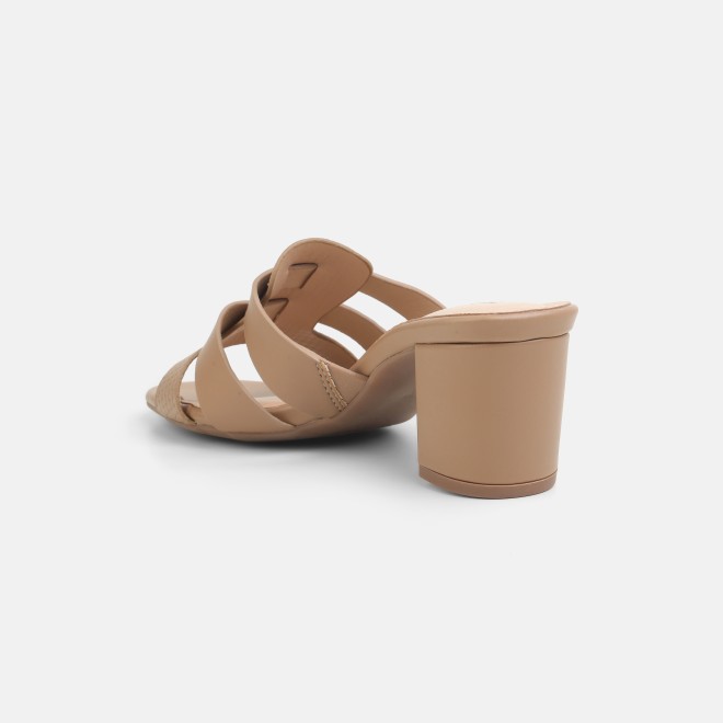 Mochi Women Tan Casual Slip Ons (SKU: 40-800311-23-36)