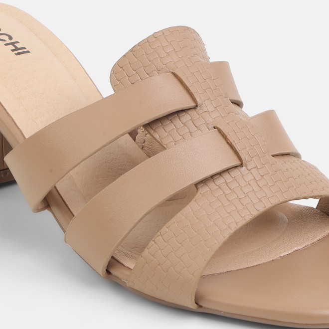 Mochi Women Tan Casual Slip Ons (SKU: 40-800311-23-36)