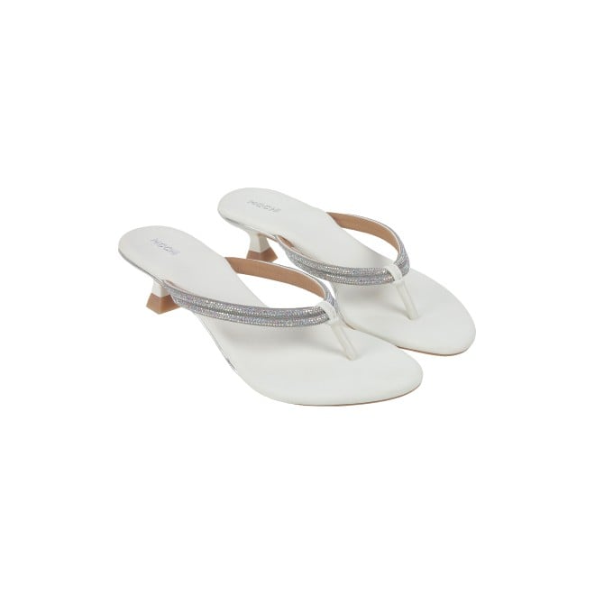 Mochi Women White Casual Slippers (SKU: 40-800333-16-37)
