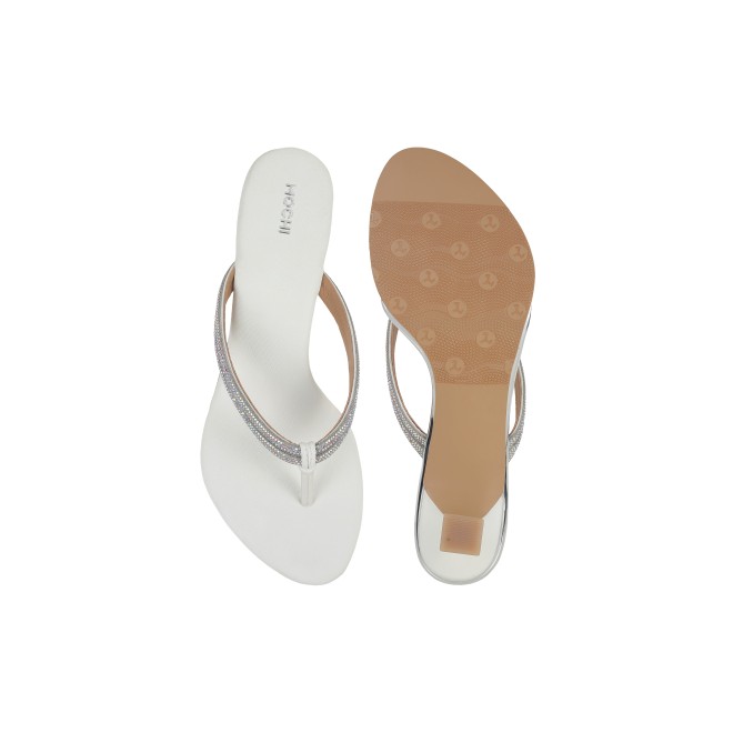 Mochi Women White Casual Slippers (SKU: 40-800333-16-37)