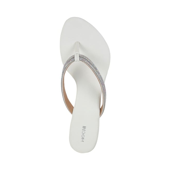 Mochi Women White Casual Slippers (SKU: 40-800333-16-37)