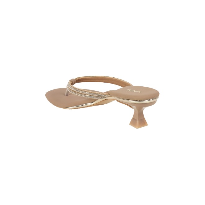 Mochi Women Beige Casual Slippers (SKU: 40-800333-20-36)