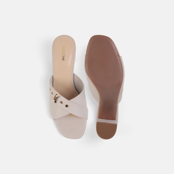 Mochi Women Grey Casual Slip Ons (SKU: 40-800341-14-36)