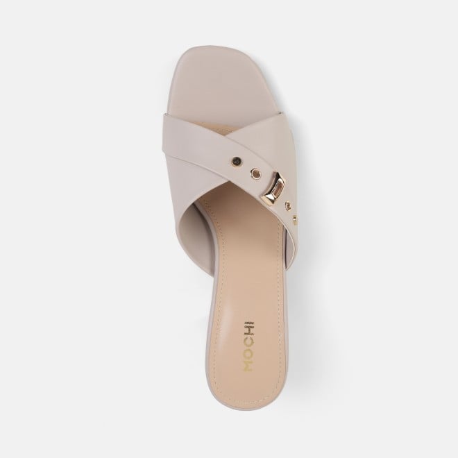 Mochi Women Grey Casual Slip Ons (SKU: 40-800341-14-36)