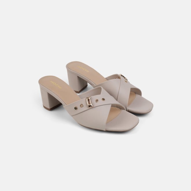 Mochi Women Grey Casual Slip Ons (SKU: 40-800341-14-36)