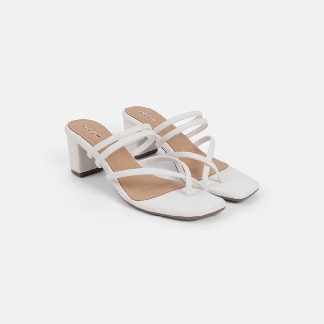 Mochi Women White Casual Slip Ons (SKU: 40-800343-16-36)
