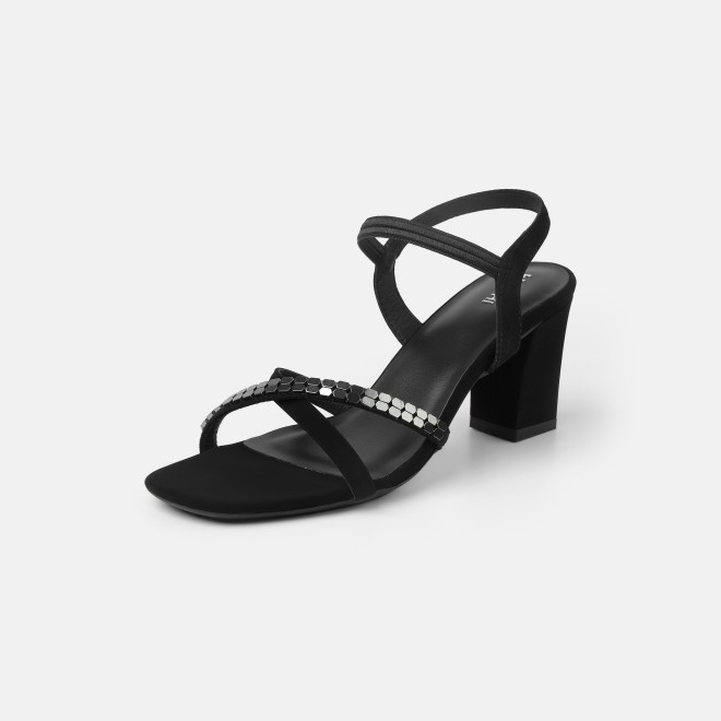 Mochi Women Black Party Sandals (SKU: 40-802442-11-36)