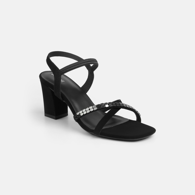 Mochi Women Black Party Sandals (SKU: 40-802442-11-36)
