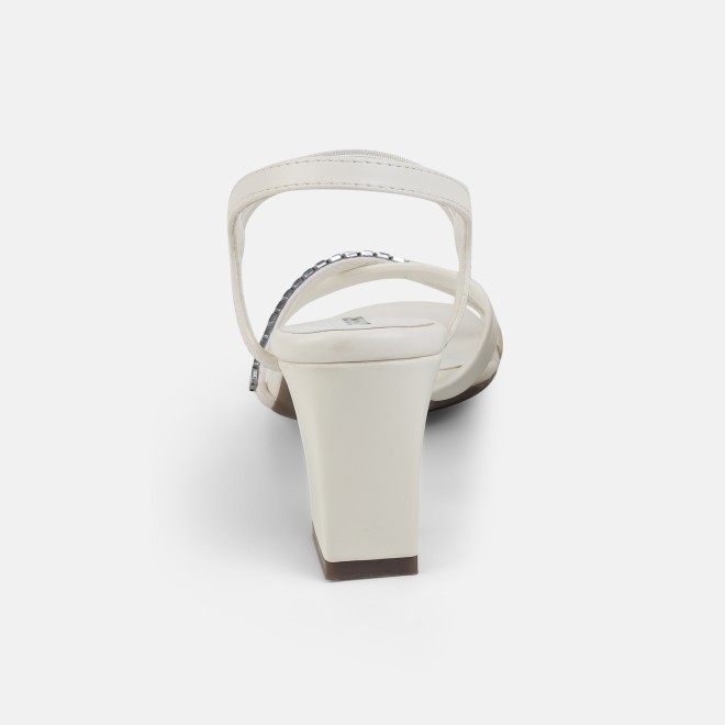 Mochi Women White Party Sandals (SKU: 40-802442-16-36)
