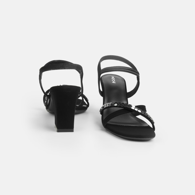 Mochi Women Black Party Sandals (SKU: 40-802442-11-36)