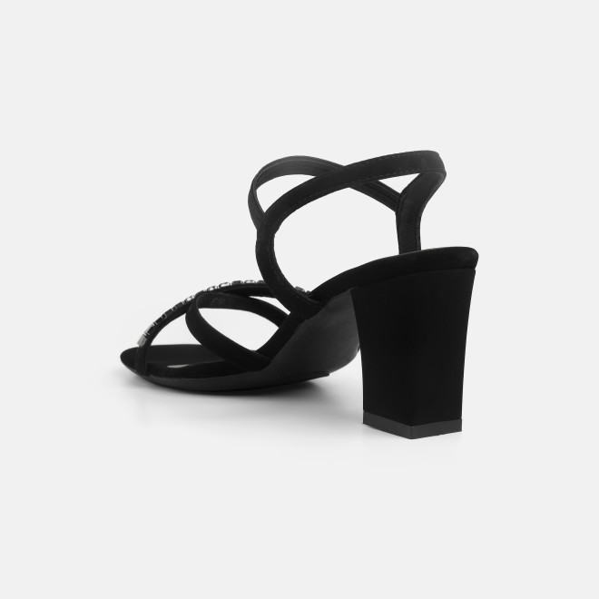 Mochi Women Black Party Sandals (SKU: 40-802442-11-36)