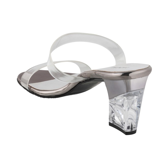 Mochi Women Gun-metal Casual Sandals (SKU: 40-802508-29-37)