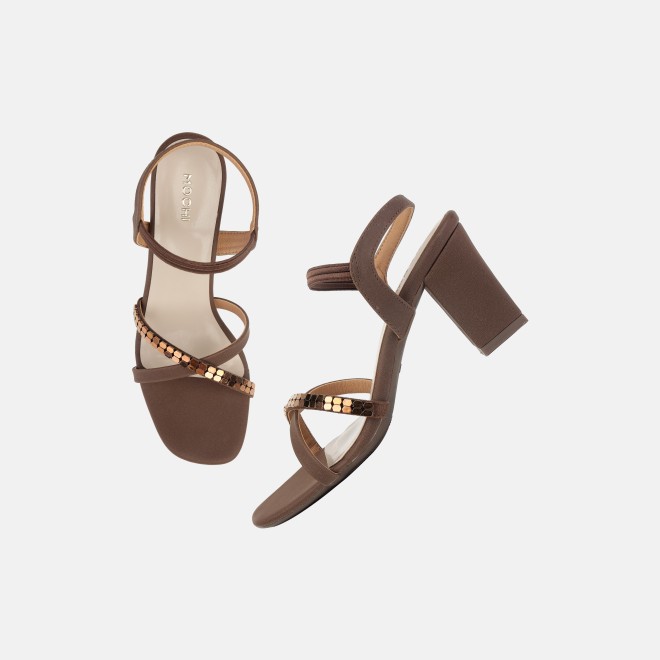 Mochi Women Brown Casual Sandals (SKU: 40-902442-12-38)