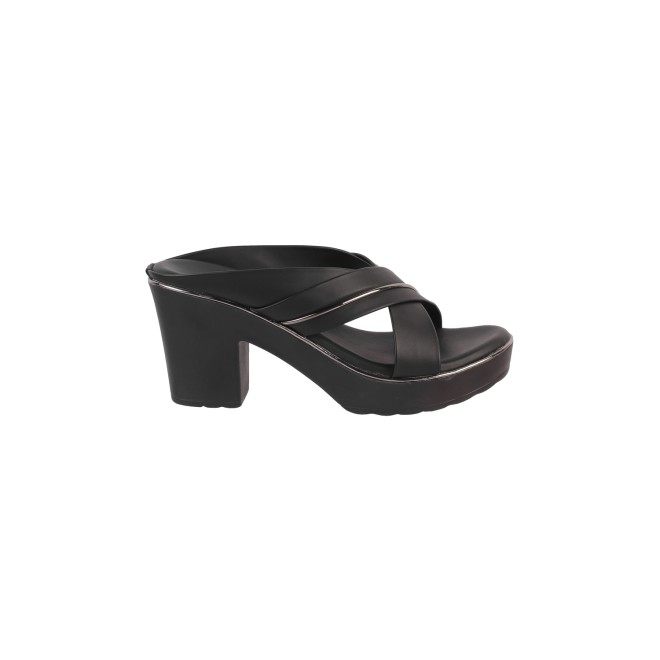 Mochi Women Black Casual Slip-Ons (SKU: 41-163-11-36)