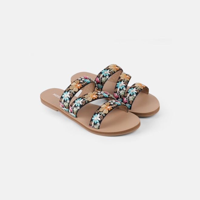 Mochi Women Black Casual Slip Ons (SKU: 41-170-11-36)