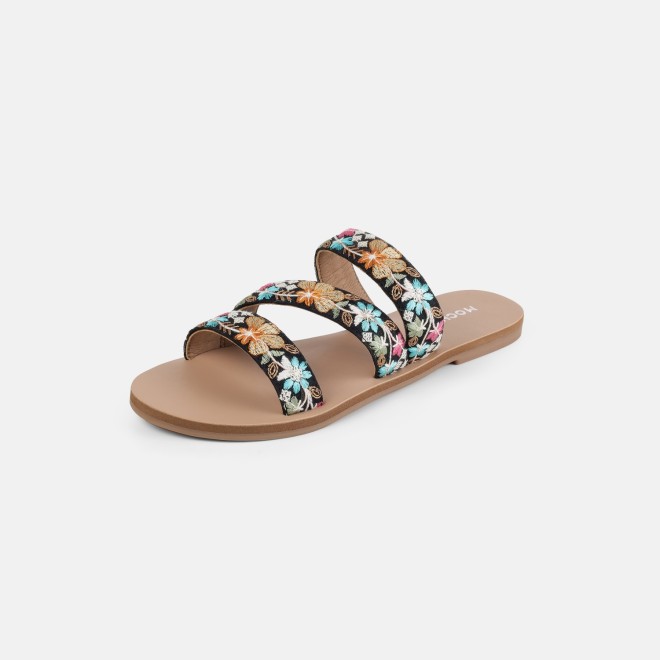 Mochi Women Black Casual Slip Ons (SKU: 41-170-11-36)