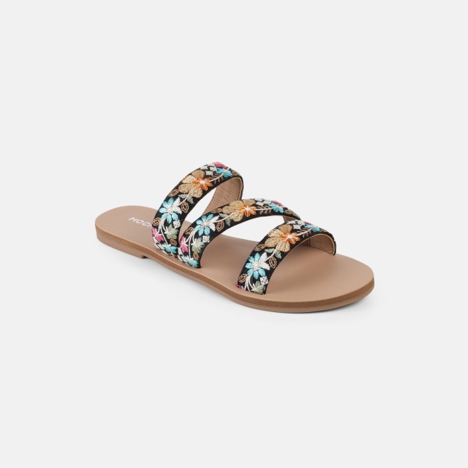 Mochi Women Black Casual Slip Ons (SKU: 41-170-11-36)