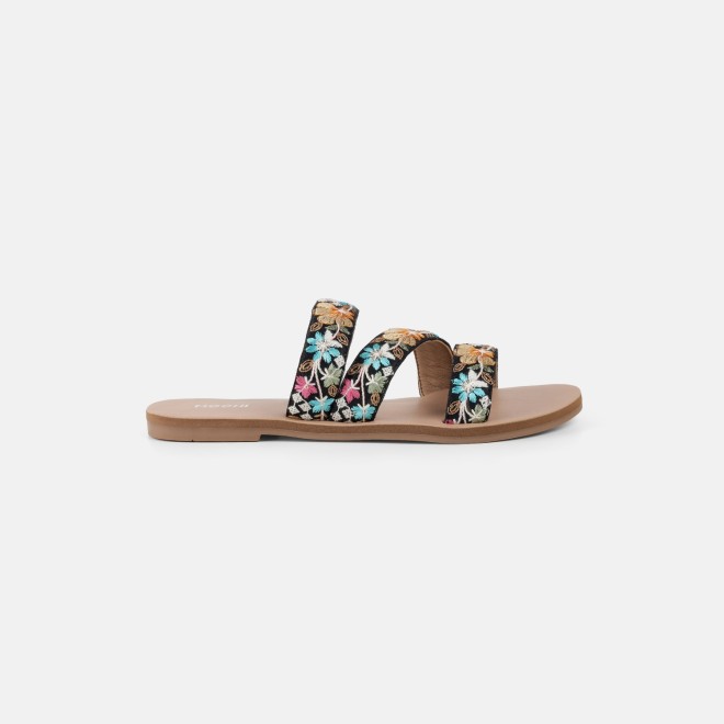 Mochi Women Black Casual Slip Ons (SKU: 41-170-11-36)