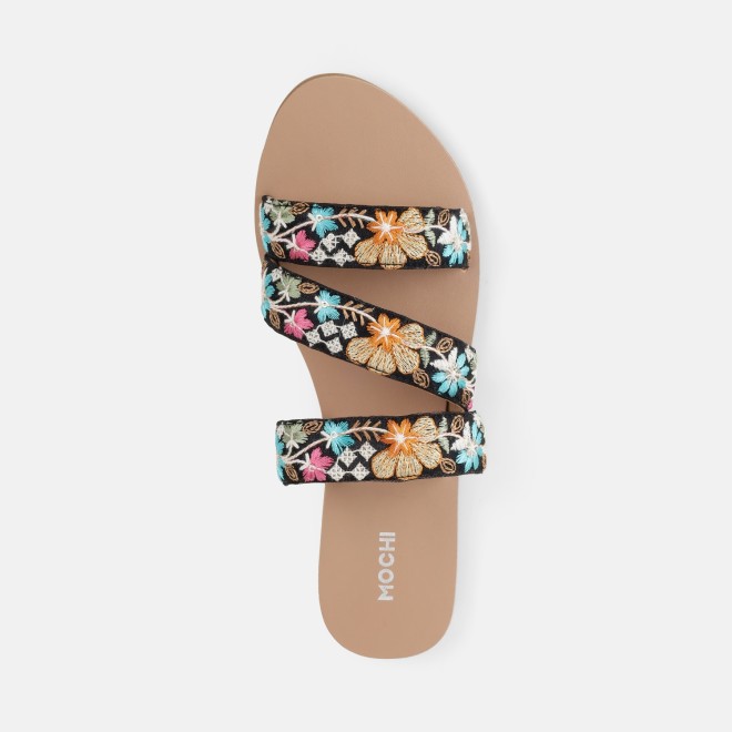 Mochi Women Black Casual Slip Ons (SKU: 41-170-11-36)