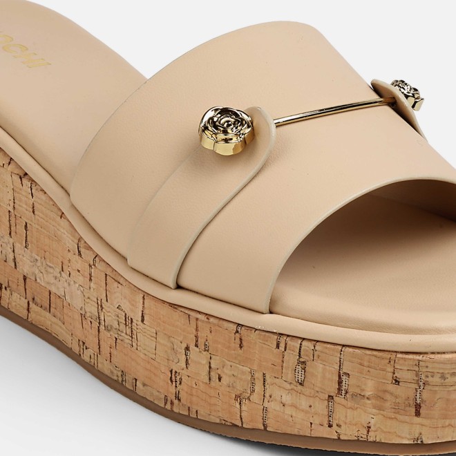 Mochi Women Beige Casual Slip Ons (SKU: 41-188-20-37)