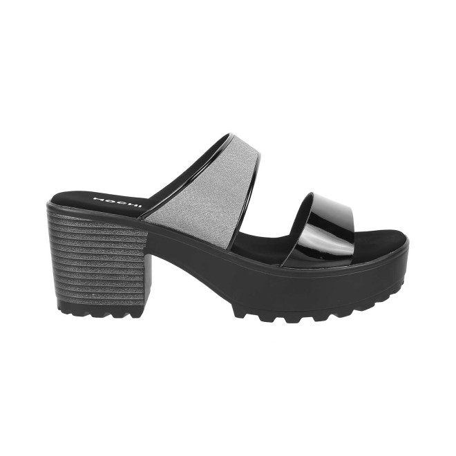 Mochi Women Black Casual Slip Ons (SKU: 41-192-11-36)