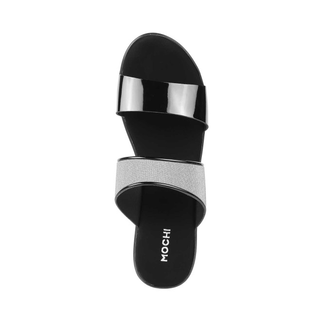 Mochi Women Black Casual Slip Ons (SKU: 41-192-11-36)