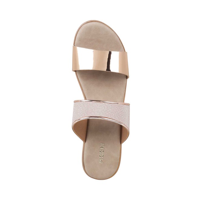 Mochi Women Rose-Gold Casual Slip Ons (SKU: 41-192-52-36)