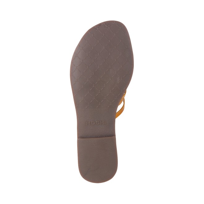 Mochi Women Yellow Casual Slip Ons (SKU: 41-261-33-36)