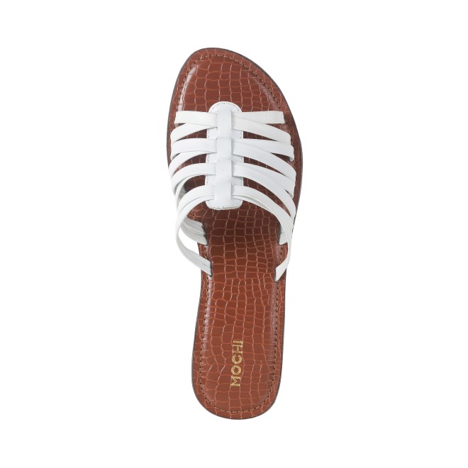 Mochi Women White Casual Slip Ons (SKU: 41-261-16-36)