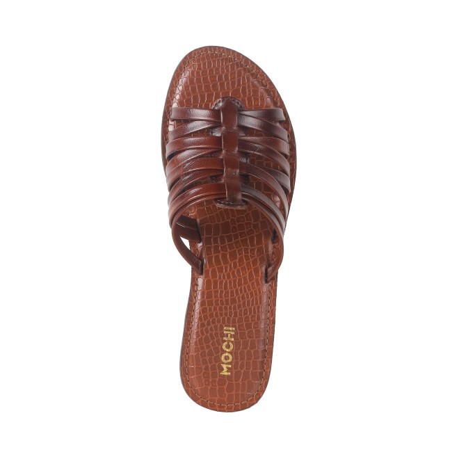 Mochi Women Rust Casual Slip Ons (SKU: 41-261-91-36)
