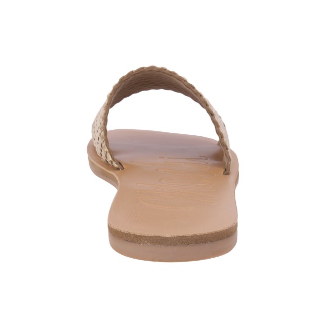 Mochi Women Gold Casual Mules (SKU: 41-273-15-37)